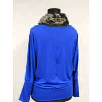 Bluzka o luźnym kroju kimono - dekolt łódka